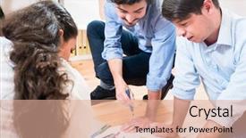  Presentation with templets for civil engineering - Slide deck consisting of architects or civil engineers bent background and a coral colored foreground