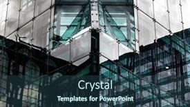  Presentation with black abstract - Slide deck with architectural-abstract-study-with-glass background and a ocean colored foreground