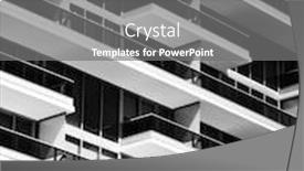  Presentation with modern building - PPT layouts featuring architectural-background-black-and-white background and a gray colored foreground