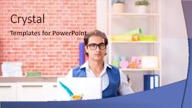  Presentation with journey to new heights - Colorful presentation theme enhanced with architectural compare - young designer freelancer working backdrop and a lemonade colored foreground