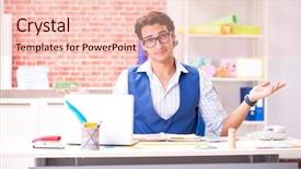  Presentation with working - Slide deck with architectural compare - young designer freelancer working background and a lemonade colored foreground