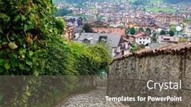  Presentation with architectural - Presentation theme featuring architectural-detail-in-fiera-di background and a gray colored foreground