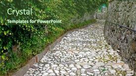  Presentation with architectural - PPT theme featuring architectural-detail-in-fiera-di background and a tawny brown colored foreground