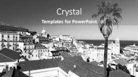  Presentation with architectural - Cool new slide set with architectural-detail-in-lisbon-portugal backdrop and a gray colored foreground