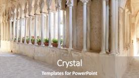  Presentation with architectural - Amazing presentation design having architectural detail in ravello amalfi coast italy europe backdrop and a coral colored foreground