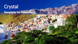  Presentation with architectural - Presentation featuring architectural detail in san sebastian background and a  colored foreground