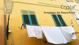  Presentation with world heritage - Slide deck featuring architectural-detail-in-siena-toscana background and a blonde colored foreground