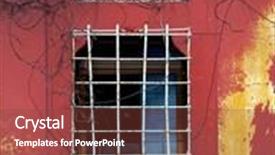  Presentation with architectural - Beautiful presentation featuring architectural detail of a ruinous window backdrop and a tawny brown colored foreground