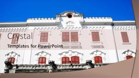  Presentation with transylvania - Audience pleasing slide set consisting of architectural-detail-of-alba-iulia backdrop and a soft green colored foreground