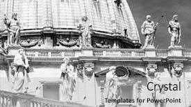  Presentation with vatican - Cool new slide set with close-up of young beautiful woman taking selfie isolated white background backdrop and a soft green colored foreground