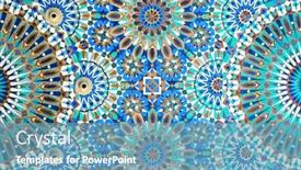  Presentation with third - Slides having architectural-detail background and a teal colored foreground