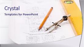  Presentation with tools - Presentation theme consisting of science - print launch countdown background and a coral colored foreground.