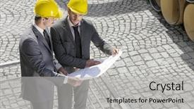  Presentation with low angle view of hockey - Slides with architectural engineering - high angle view of young background and a light gray colored foreground