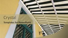  Presentation with architectural - Cool new slides with architectural-geometric-abstraction-with-window backdrop and a coral colored foreground