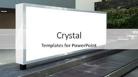  Presentation with chemistry electronic configuration - Cool new presentation theme with architectural poster - huge blank electronic billboard outdoors backdrop and a white colored foreground