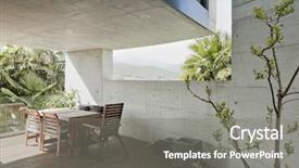  Presentation with underground mining mine passage - Audience pleasing slide deck consisting of architecture - exterior passage of balcony backdrop and a gray colored foreground