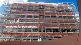  Presentation with architecture construction - Colorful presentation enhanced with architecture-and-urban-concept-multi backdrop and a gray colored foreground