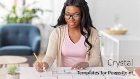  Presentation with architecture home - Slide deck featuring architecture-building-construction-and-real background and a soft green colored foreground