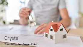  Presentation with architecture construction - Colorful slide deck enhanced with architecture-building-construction-and-real backdrop and a mint green colored foreground