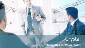  Presentation with building construction - PPT theme enhanced with architecture chart - crane and building construction site background and a teal colored foreground