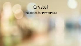  Presentation with blur - Slide set having architecture college backdrop - blur of department store background and a soft green colored foreground