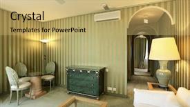  Presentation with luxury - Colorful PPT theme enhanced with architecture column - interior luxury apartment comfortable suite backdrop and a  colored foreground