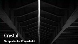  Presentation with landscape architecture - Colorful presentation theme enhanced with highway urban scene - architecture details under the bridge backdrop and a black colored foreground