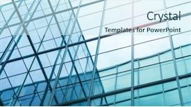  Presentation with architecture glass - Audience pleasing presentation consisting of architecture details modern building glass backdrop and a cool aqua colored foreground