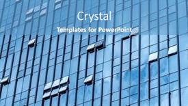  Presentation with architecture glass - Theme with architecture-details-modern-building-glass background and a teal colored foreground