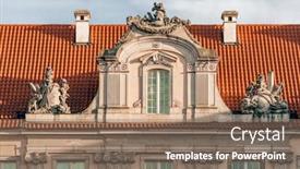  Presentation with royal - Theme with architecture-details-of-the-royal background and a violet colored foreground