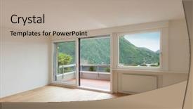  Presentation with new cold room storage - Amazing slide deck having architecture empty living room backdrop and a mint green colored foreground