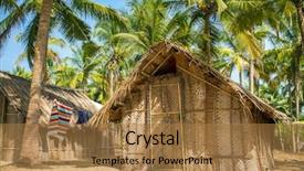  Presentation with goa beach - PPT layouts with airplane - airport wait the aircraft background and a lemonade colored foreground