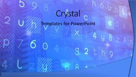  Presentation with circuit board - Presentation theme enhanced with architecture hardware - composite image of circuit board background and a light blue colored foreground