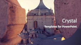  Presentation with colonial - Amazing PPT layouts having architecture in leon city nicaragua backdrop and a  colored foreground