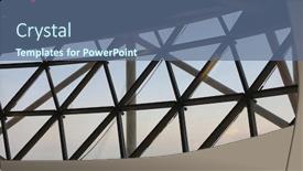  Presentation with constructions - Slides having architecture-metal-constructions-abstract-background background and a ocean colored foreground