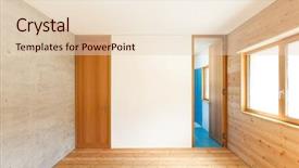  Presentation with architecture home - Cool new slide set with architecture modern design mountain home room backdrop and a lemonade colored foreground