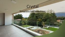  Presentation with wide - Theme having architecture-new-apartment-wide-balcony background and a coral colored foreground
