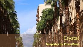  Presentation with architecture city - PPT layouts enhanced with architecture-of-taranto-city background and a tawny brown colored foreground