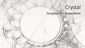  Presentation with architectural - Beautiful presentation featuring architecture planning - architectural drawing - detail column backdrop and a white colored foreground
