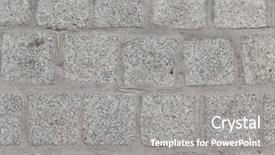  Presentation with stone masonry - Colorful presentation enhanced with architecture-stonework-and-tiled-masonry backdrop and a gray colored foreground