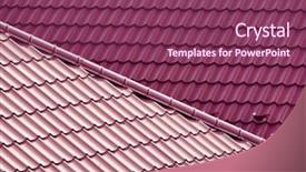  Presentation with red - PPT layouts with architecture themes - background from red roofs background and a  colored foreground