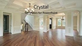  Presentation with living room - Theme consisting of architecture traditional - foyer and living room background and a mint green colored foreground