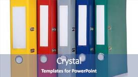  Presentation with folder tabs vibrant file divider - Cool new theme with archive saving - colorful file folders isolated backdrop and a ocean colored foreground