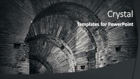  Presentation with forum - PPT layouts having archway closeup rome forum with ruins of historical buildings italy background and a dark gray colored foreground