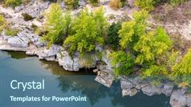  Presentation with france history philosophy - Audience pleasing slide set consisting of ardeche gorge rhone-alpes france backdrop and a  colored foreground