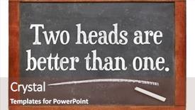  Presentation with proverb - Slides with are better than one proverb background and a tawny brown colored foreground