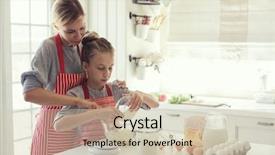  Presentation with mothers day - Cool new theme with are cooking in the kitchen backdrop and a soft green colored foreground