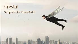  Presentation with rich - Beautiful theme featuring are rich you are free backdrop and a sky blue colored foreground