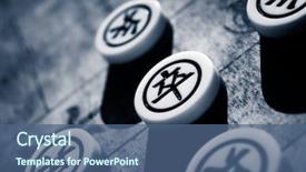  Presentation with chinese traditional - Audience pleasing presentation design consisting of are the traditional chinese chess backdrop and a ocean colored foreground