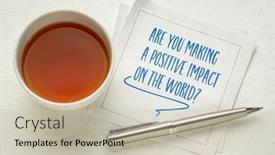  Presentation with impact - PPT layouts enhanced with are-you-making-a-positive background and a  colored foreground